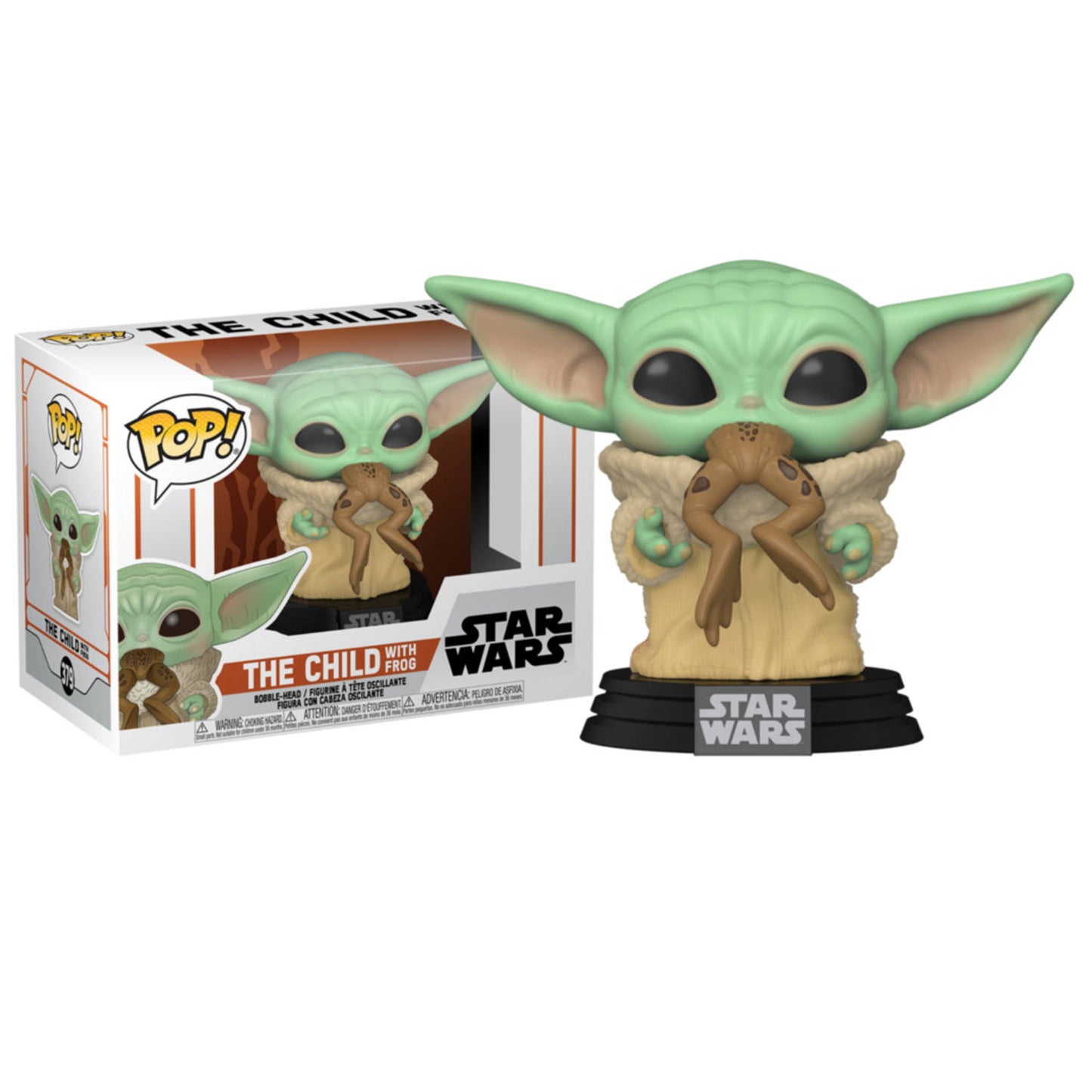 Funko Pop! : Star Wars the Mandalorian - The Child ( Din Grogu ) with Frog Nr.379