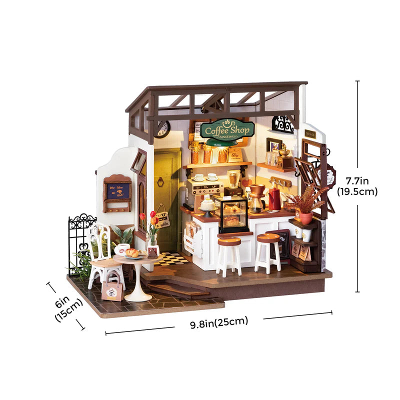Robotime : DIY Miniature House - DG162 Slow Life Café
