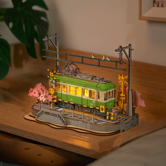 Robotime, DIY 3D Houten Modelbouwpakket, Sakura Journey, TGS02