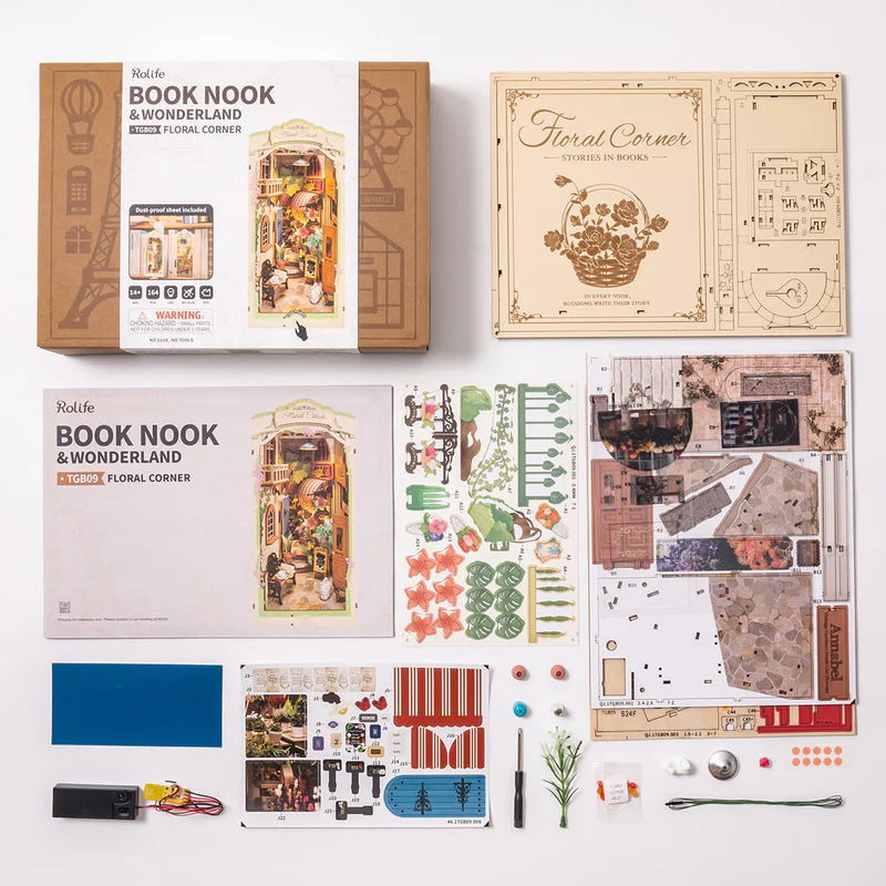 Robotime : Book Nook & Wonderland - TGB09 Floral Corner