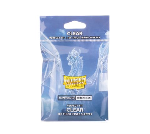Dragon Shield Thick Inner Sleeves Perfect Fit: Clear