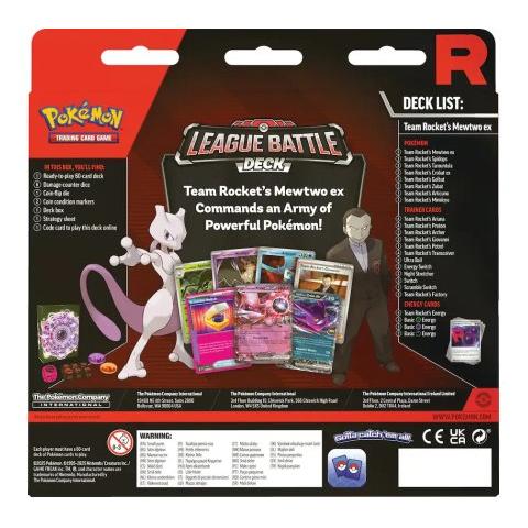 Pokémon - League Battle Deck: Team Rocket's Mewtwo EX