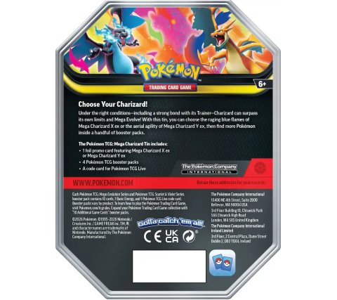 Pokémon EX Tin: Mega Charizard Y