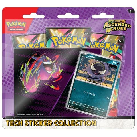 Pokémon: Mega Evolution - Ascended Heroes Tech Sticker Blister: Gastly