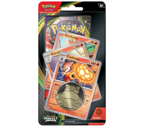 Pokémon: Mega Evolution - Perfect Order Premium Checklane Blister: Cinderace