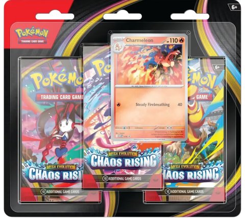 Pokémon: Mega Evolution - Chaos Rising 3 Booster Blister: Charmeleon