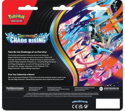 Pokémon: Mega Evolution - Chaos Rising 3 Booster Blister: Charmeleon