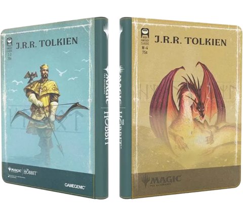 Gamegenic Magic: The Gathering - Zip-Up Album 18-Pocket: The Hobbit - Book Cover: Gleaming Splendor and Bard, King of Dale