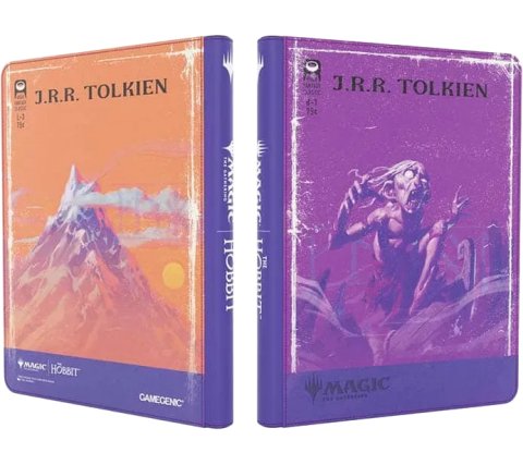 Gamegenic Magic: The Gathering - Zip-Up Album 18-Pocket: The Hobbit - Book Cover: Gollum, Riddle Master and The Lonely Mountain