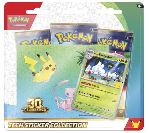 Pokémon: 30th Celebration - Tech Sticker Blister: Alolan Exeggutor