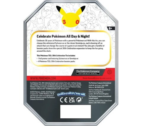 Pokémon: 30th Celebration - EX Tin: Day - Sylveon EX
