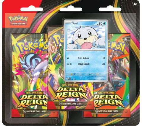 Pokémon: Mega Evolution - Delta Reign 3 Booster Blister: Seel