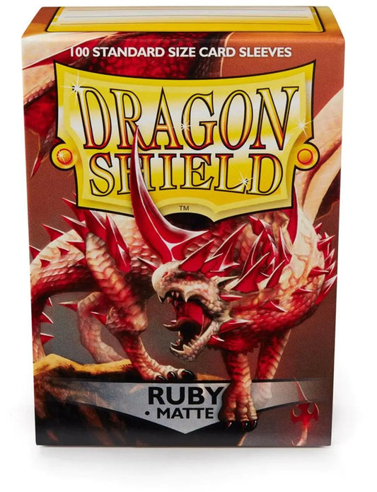 Dragon Shield sleeves Matte (100) - Ruby