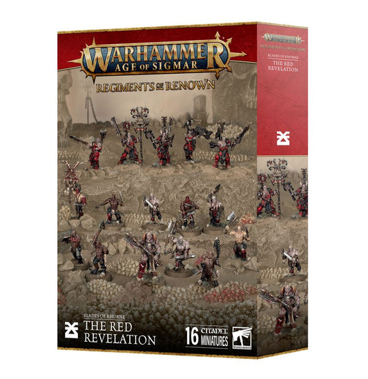 Games Workshop - Warhammer Age of Sigmar : Regiment of Renown - The Red Revelation