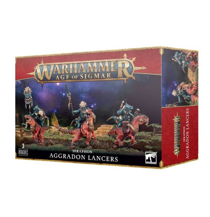 Games Workshop - Warhammer Age of Sigmar : Seraphon - Aggradon Lancers