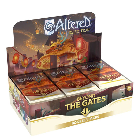 Altered TCG: Beyond The Gates booster display Kickstarter Edition