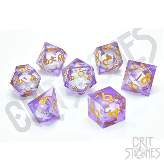 Arcane Sparkle Liquid Core RPG dobbelstenen