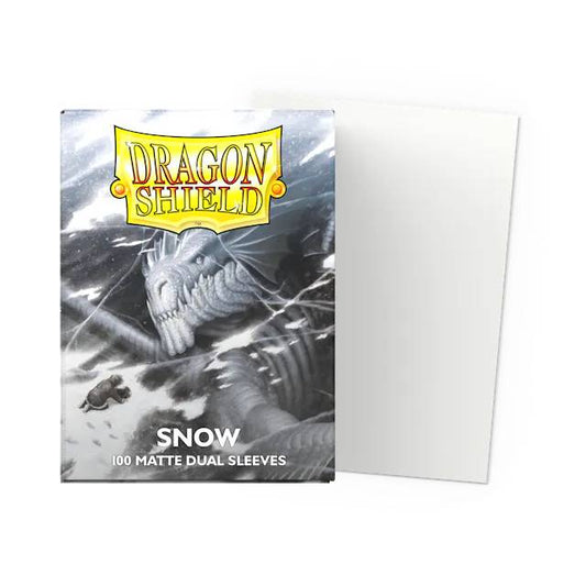 Dragon Shield Dual Matte sleeves (100) - Snow