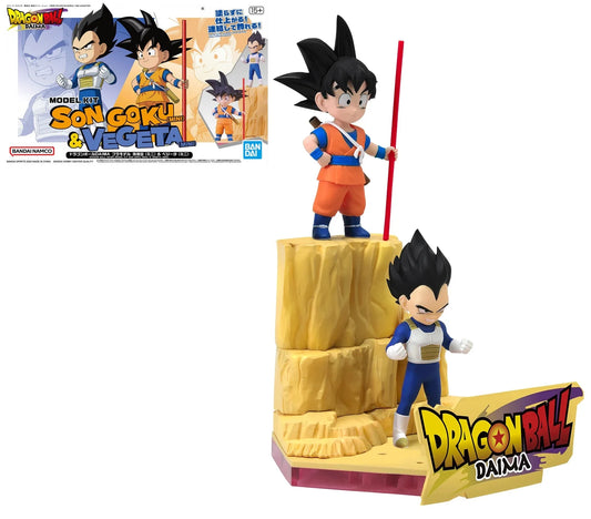 DRAGON BALL DAIMA - Son Goku (Mini) & Vegeta (Mini)
