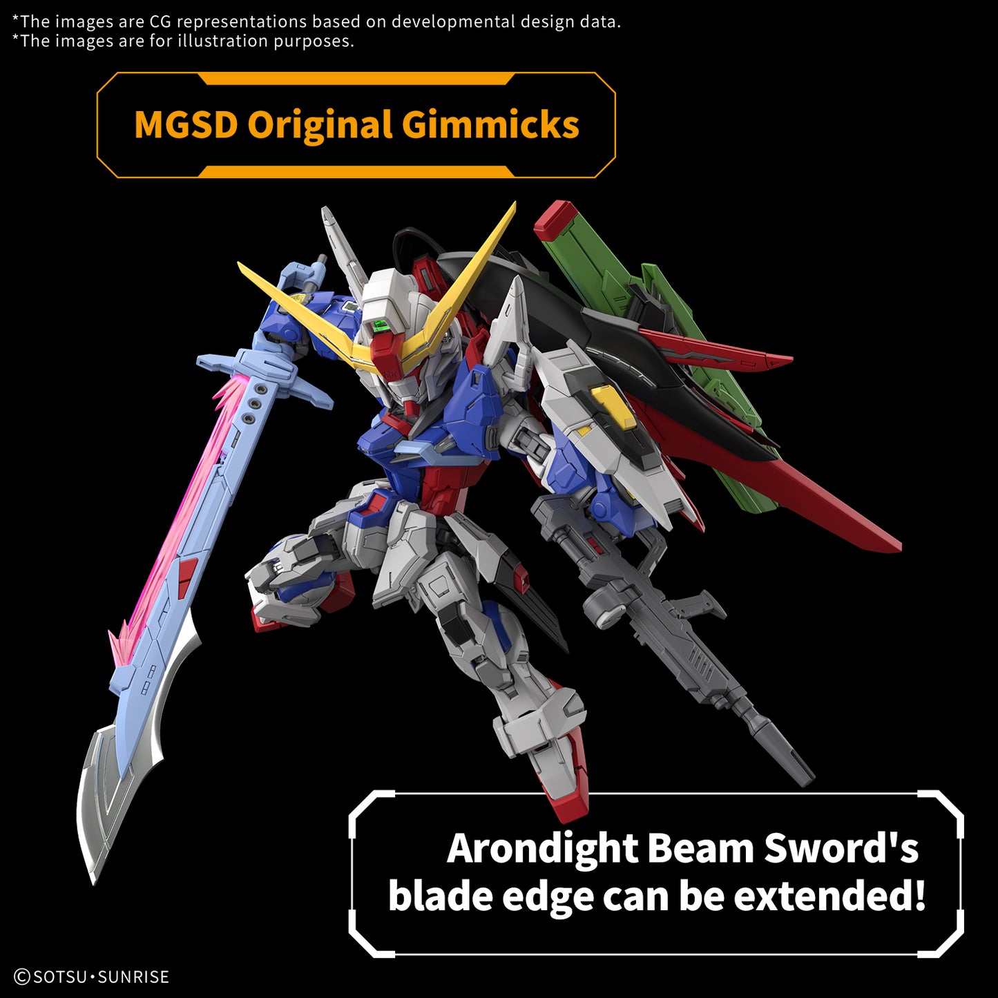 GUNDAM - MGSD Destiny Gundam - Model Kit