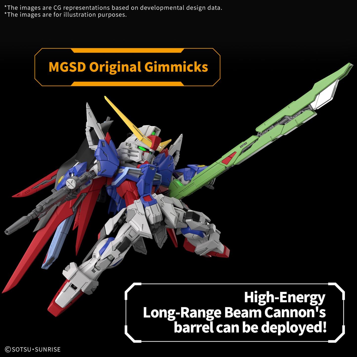 GUNDAM - MGSD Destiny Gundam - Model Kit