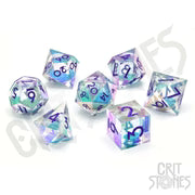 Fantasia Fluid Electroplated Liquid Core RPG dobbelstenen