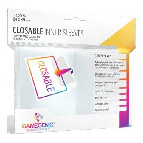Gamegenic : Closable Inner Sleeves (100)