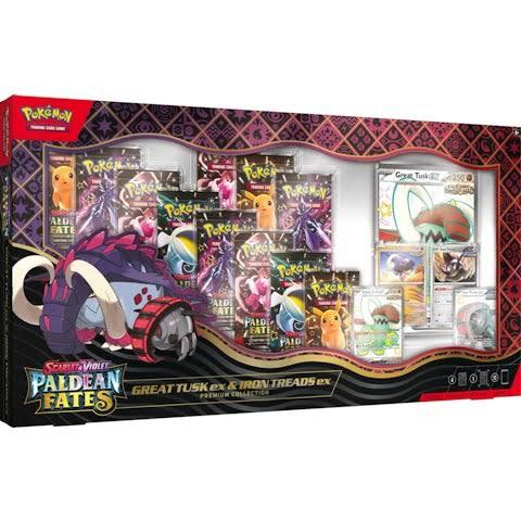 Pokémon Paldean Fates Great Tusk ex & Iron Treads ex Premium Collection - SV: Paldean Fates (PAF)