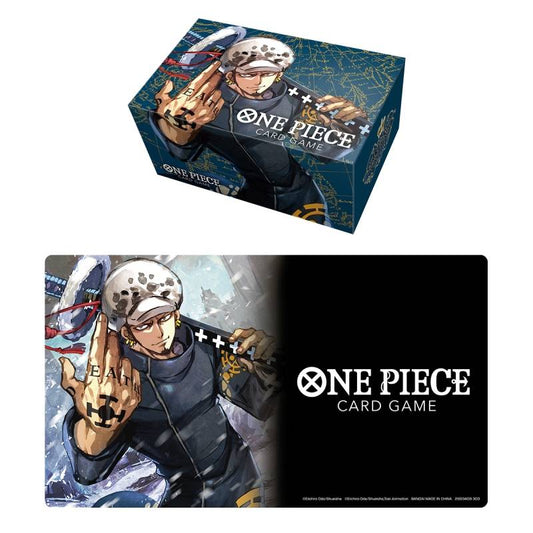 One Piece Card Game : Playmat and storage box - Trafalgar Law
