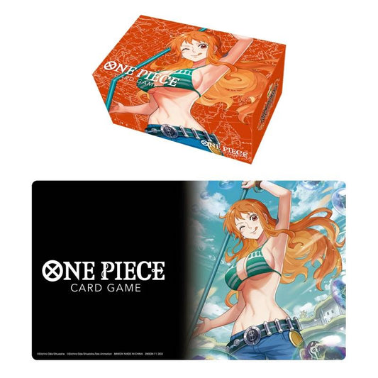 One Piece Card Game : Playmat and storage box - Nami
