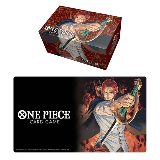 One Piece Card Game : Playmat and storage box - Shanks