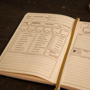 DnD 5e Player Journal ( Black )