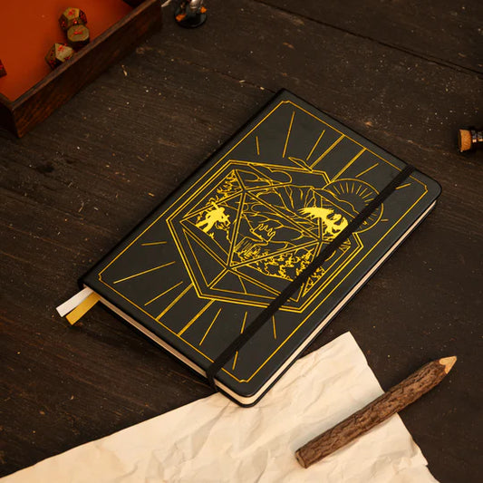 DnD 5e Player Journal ( Black )