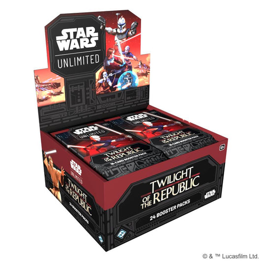 Star Wars Unlimited : Twilight of the Republic - Booster display