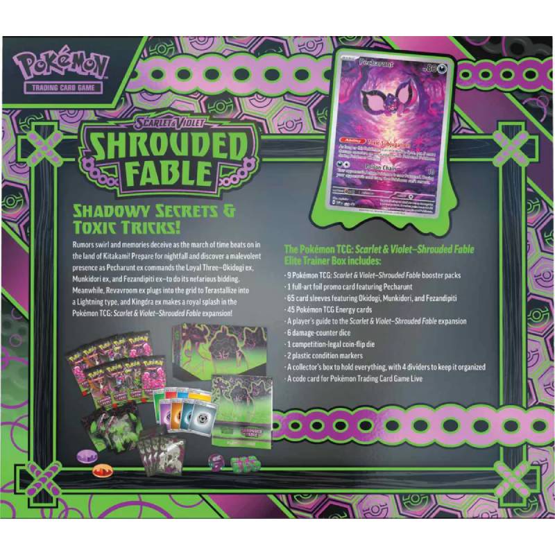 Pokemon TCG : Scarlet & Violet - Shrouded Fable Elite Trainer Box