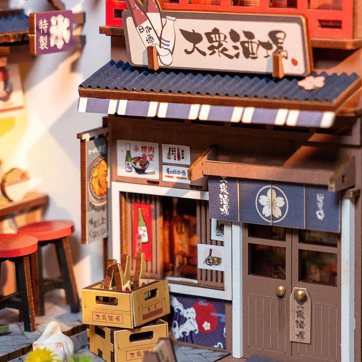 Robotime : Book Nook & Wonderland - TGB11 Sakura Wine Alley