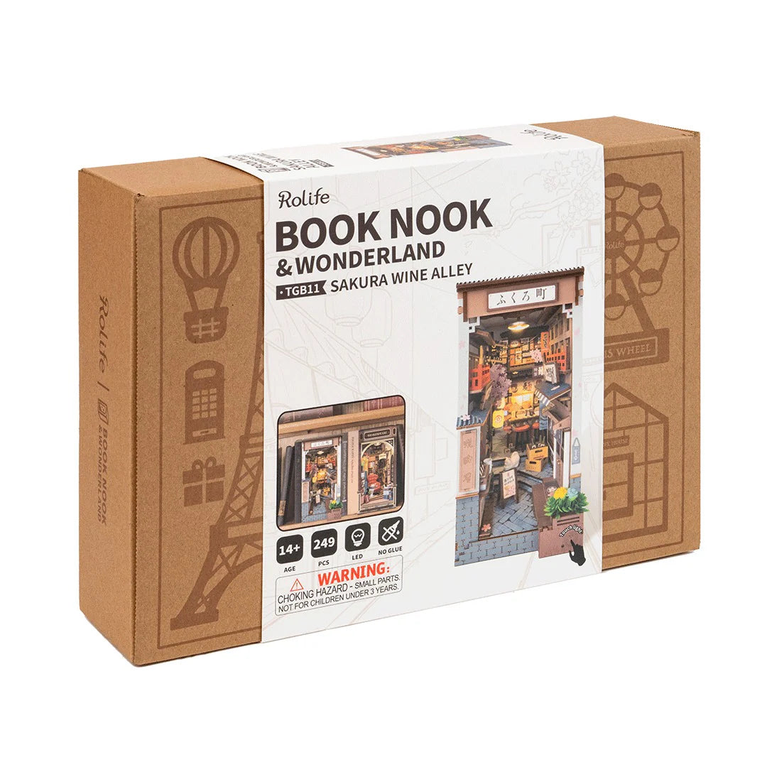 Robotime : Book Nook & Wonderland - TGB11 Sakura Wine Alley