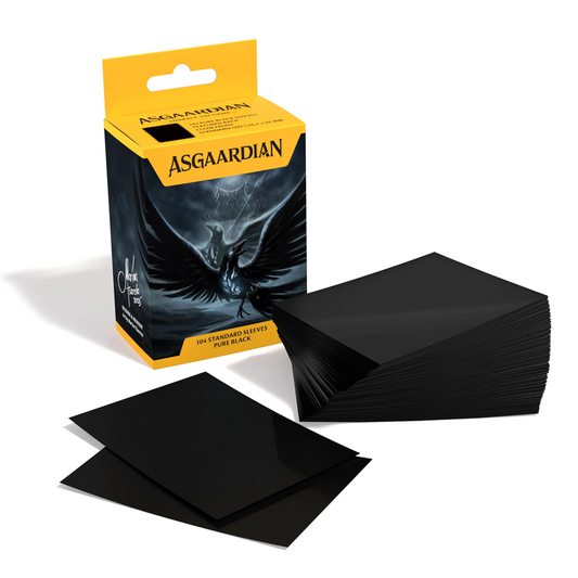 Asgaardian Standard Sleeves - Pure Black