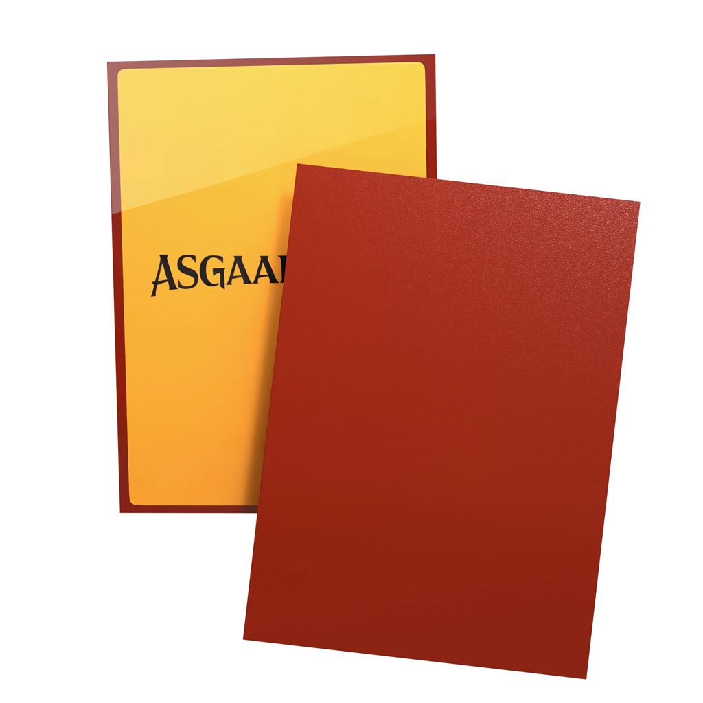 Asgaardian Standard Sleeves - Fiery Red