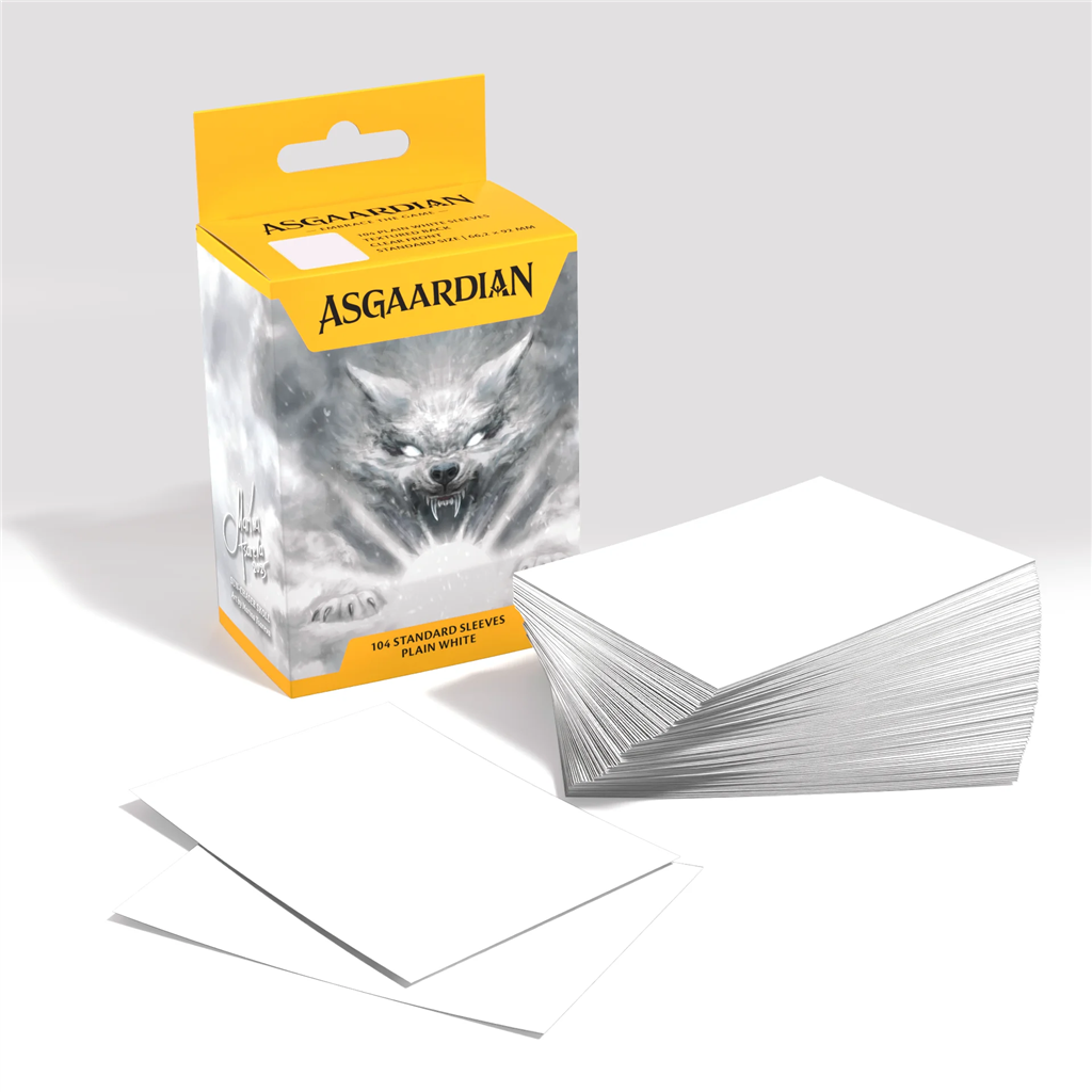 Asgaardian Standard Sleeves - Plain White