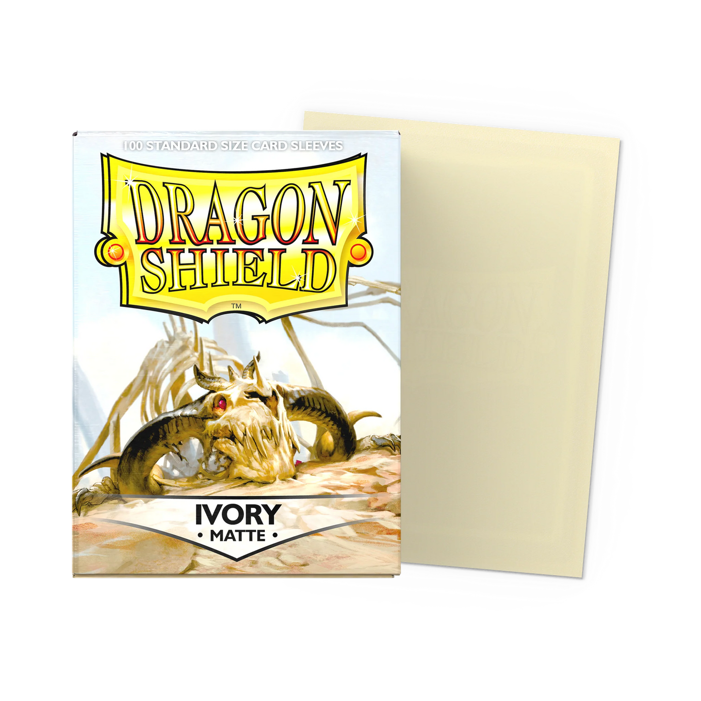 Dragon Shield sleeves Matte (100) - Ivory