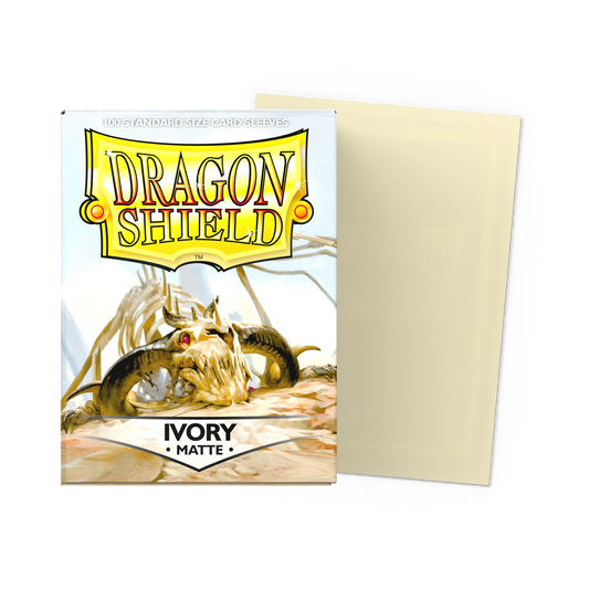 Dragon Shield sleeves Matte (100) - Ivory