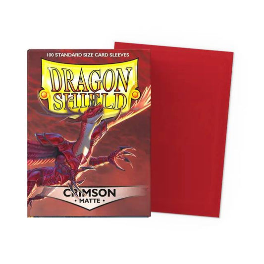 Dragon Shield sleeves Matte (100) - Crimson