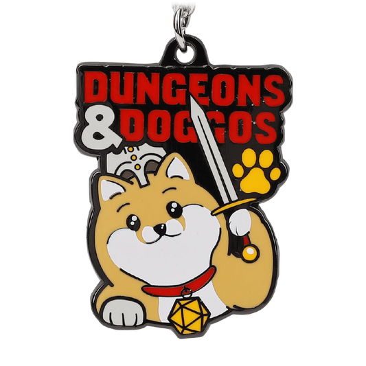 GlassStaff - Dungeons & Doggos Keychain