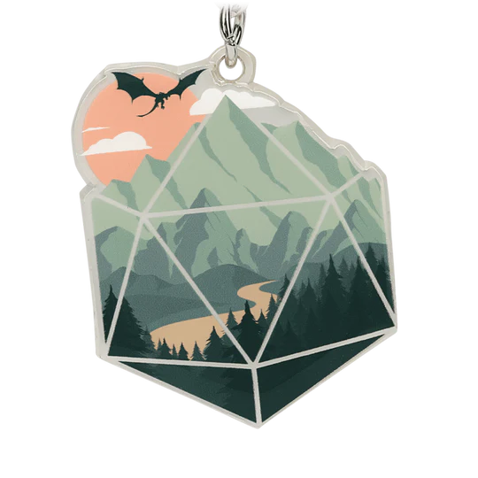 A d20 Scene sleutelhanger