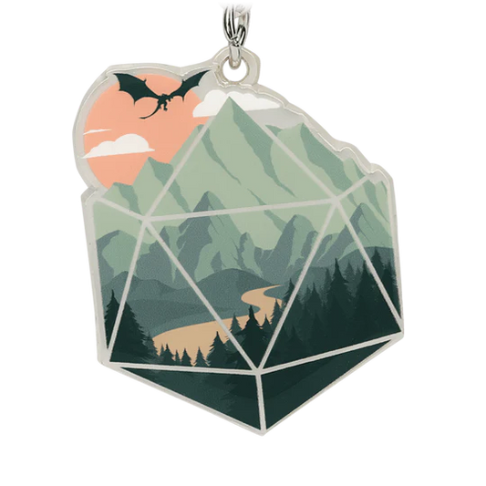 A d20 Scene sleutelhanger