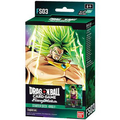 Dragonball Super card game Fusion World - FS03 Starter Deck -Broly-