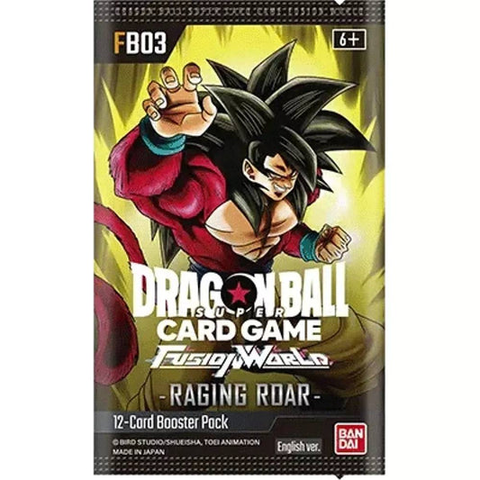 Dragonball Super card game Fusion World - FB03 Raging Roar booster pack