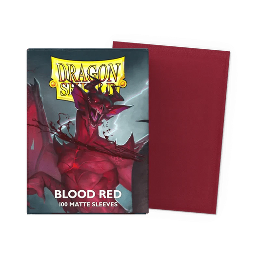 Dragon Shield Matte Sleeves: Blood Red  (100 stuks)
