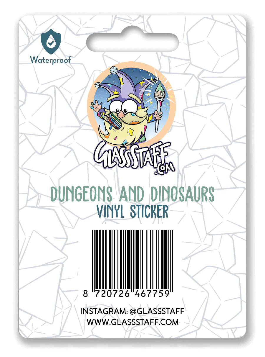 Dungeons and Dinosaurs Sticker